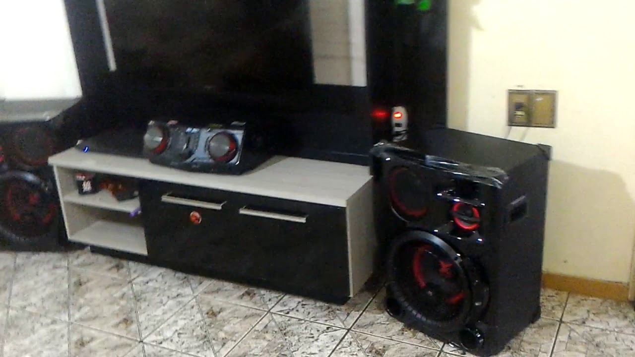 LG CJ98 primeiro teste em casa.