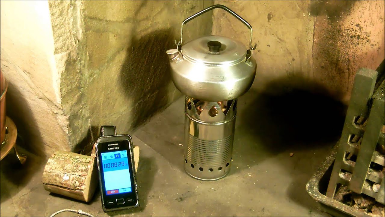 Wood gas stove burn test (Bushking 400 !!)