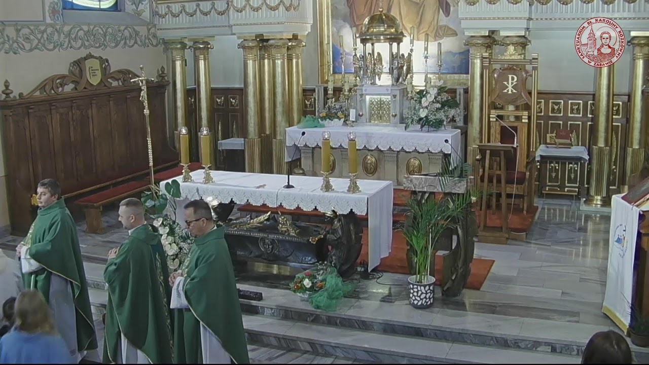 Msza św. na żywo - Sanktuarium bł. Karoliny w Zabawie