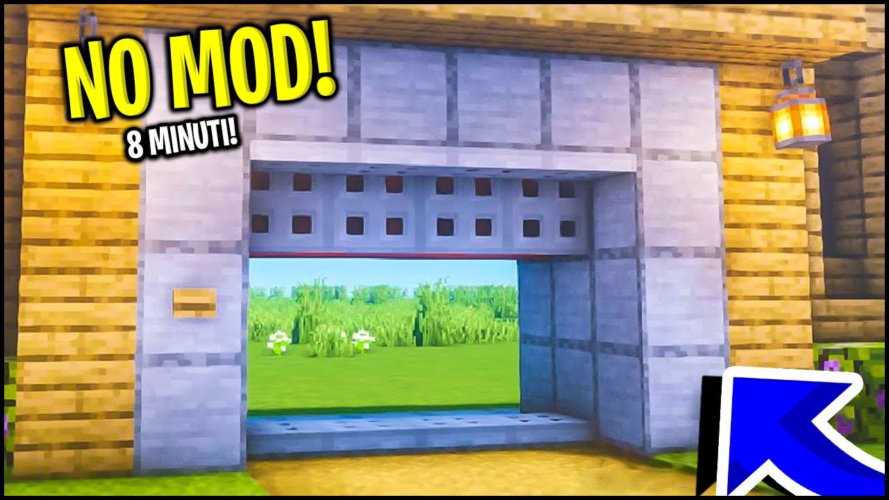 COME FARE un PORTONE REALISTICO SENZA MOD | MINECRAFT ITA