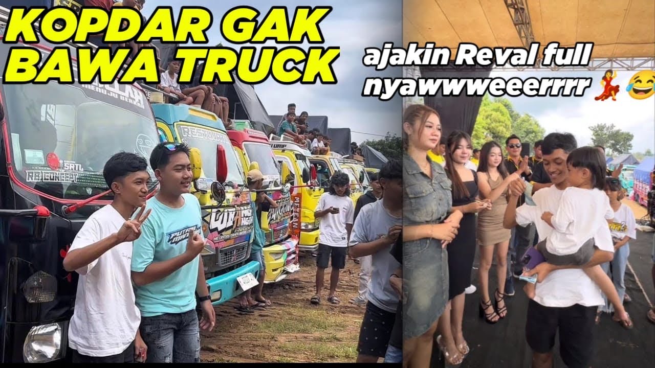 MUDIK KE RUMAH ISTRI SEKALIAN MAMPIR DI ACARA KOPDAR TRUCK!!! MALAH PAS GAK BAWA TRUCK😭