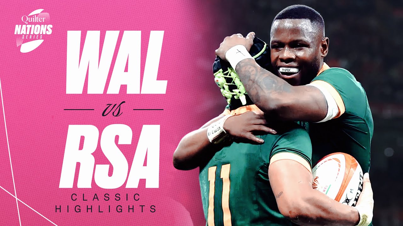 RE-WATCH | 2024 | Wales v South Africa | Raining South Afrcia Tries in Cardiff!