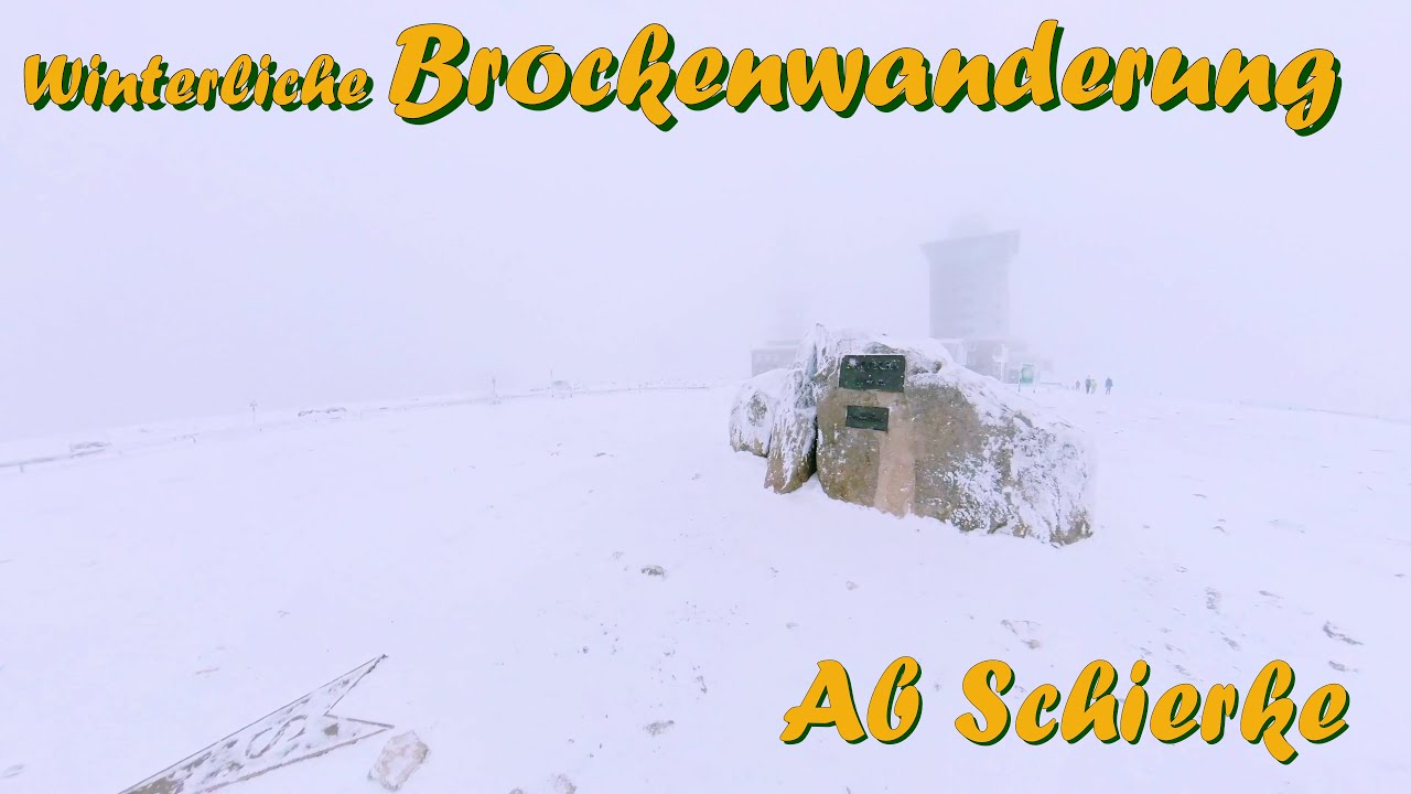 Brockenwanderung - im Winter von Schierke über den Eckerlochstieg zum Brocken - Wandern im Harz