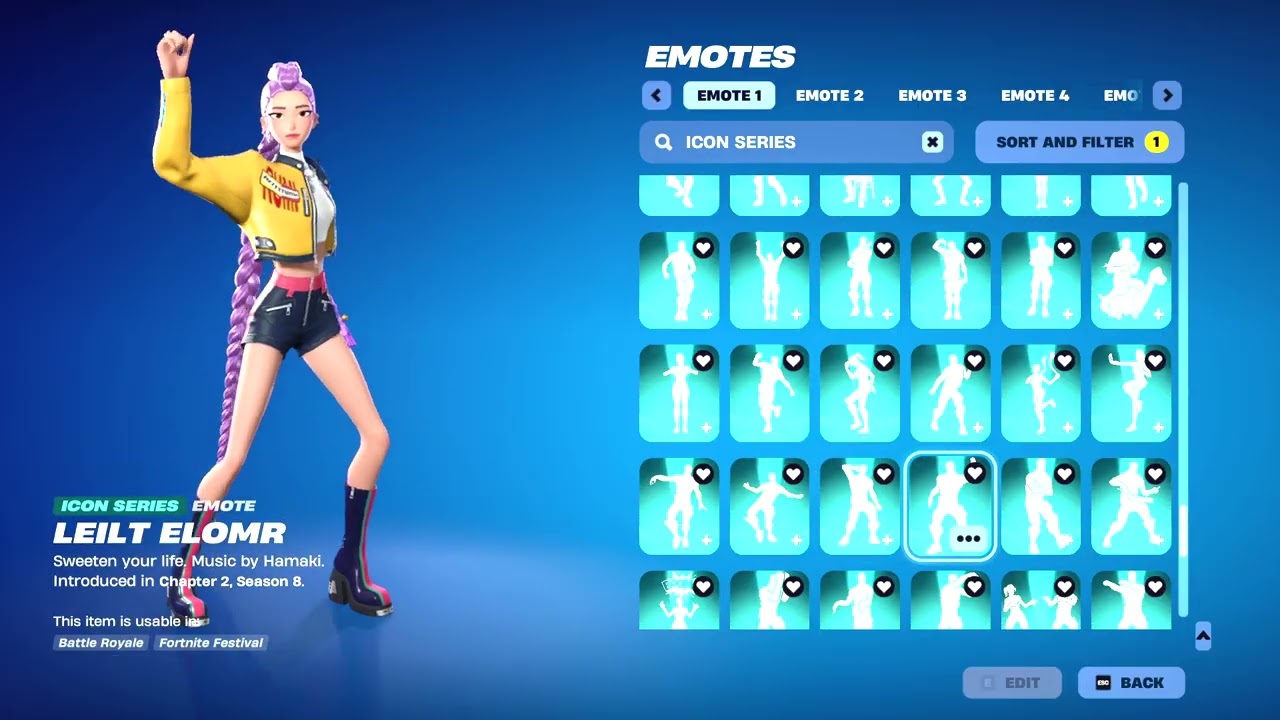 Fortnite Icon Series Emotes & Dances (All Chapters)