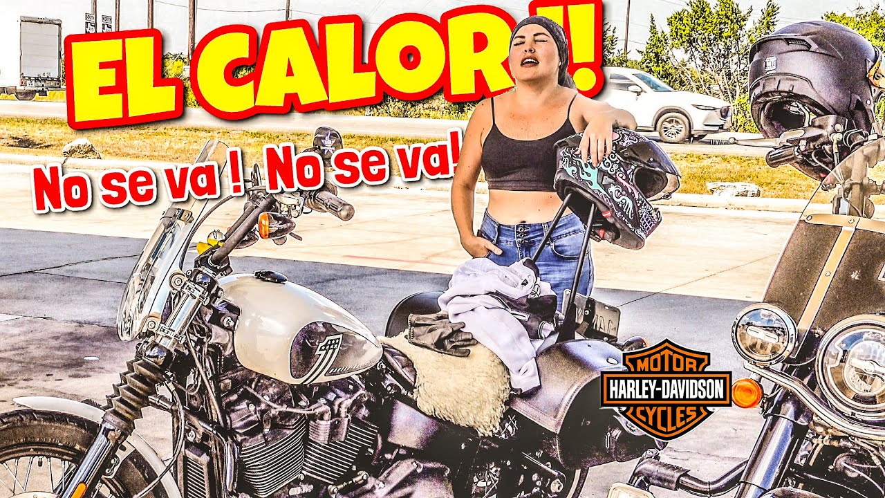 El calor, NO SE VA !  Rodamos con nuestras HARLEY DAVIDSON creyendo que ya no haría Calor !