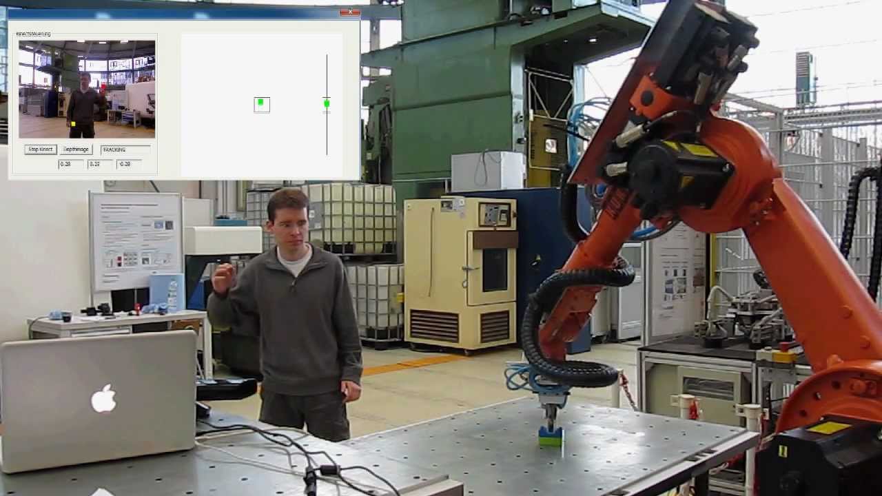 Markerless 3D Gesture-Based Industrial Robot Control