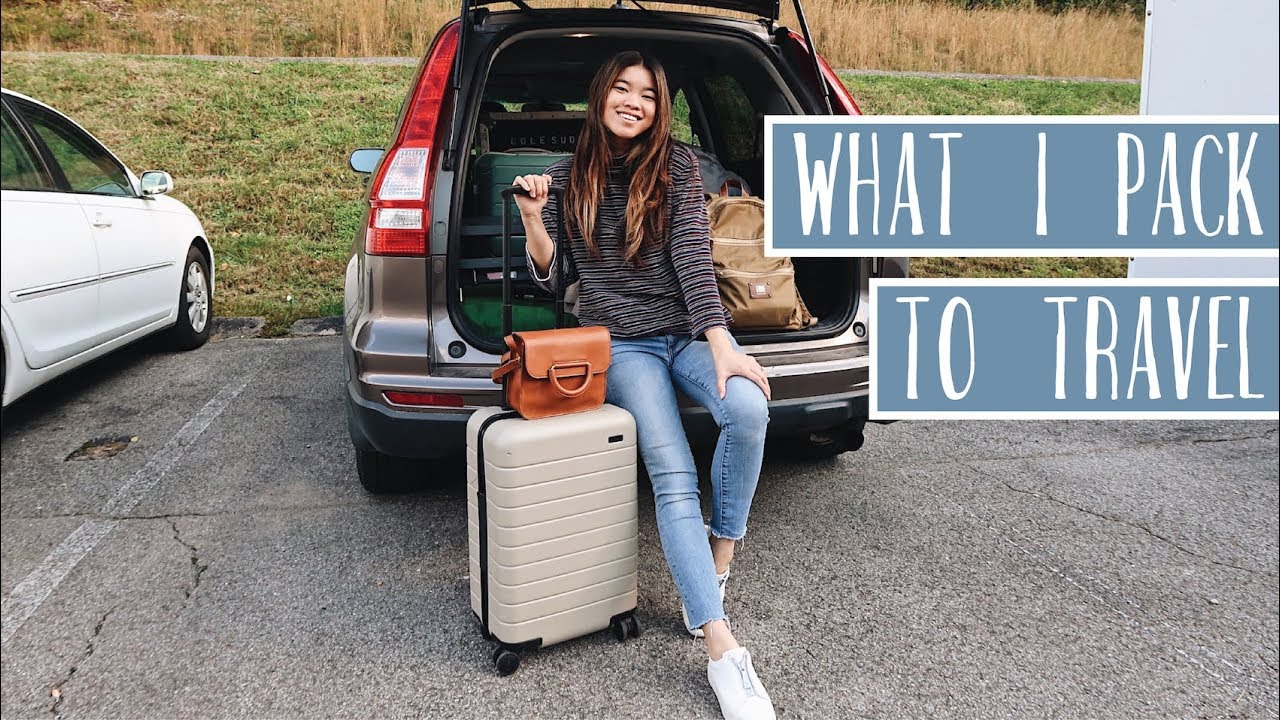 WHAT I PACK TO TRAVEL // by CHLOE WEN