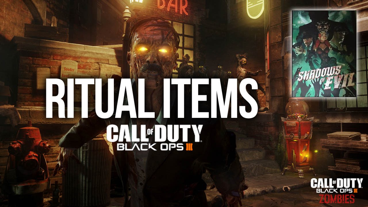 Zombies Shadows of Evil - All Ritual Item Locations