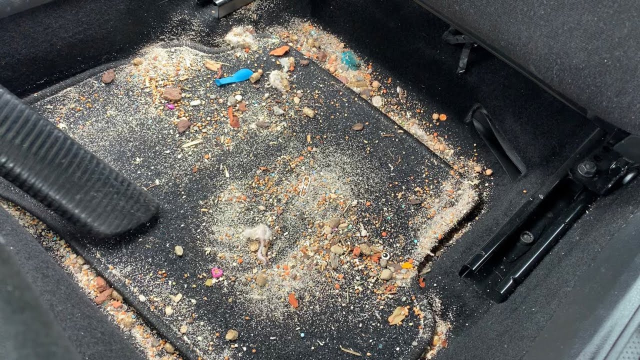 Mess test in my car🚙🔥 Vacuum ASMR✨