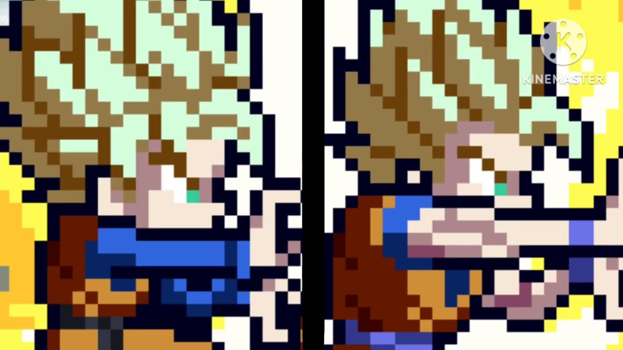 Gohan Vs Broly Dramatic Finish ( #spriteanimation   ) #dragonball