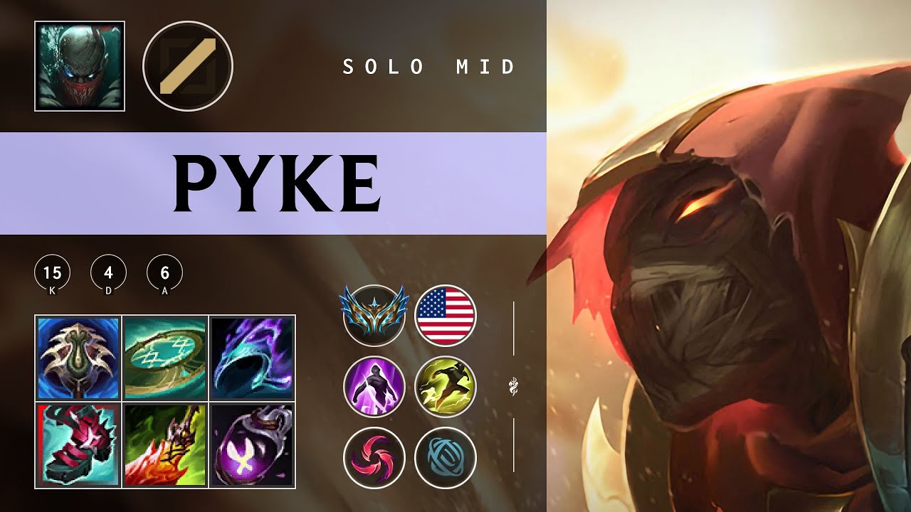 Pyke Mid vs Anivia - NA Challenger Patch 25.24