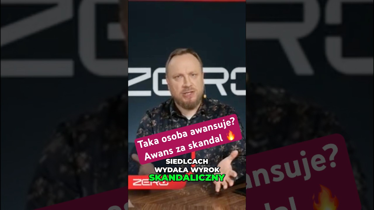 👉 Skandaliczny wyrok?! A potem AWANS sędzi 😳🔥