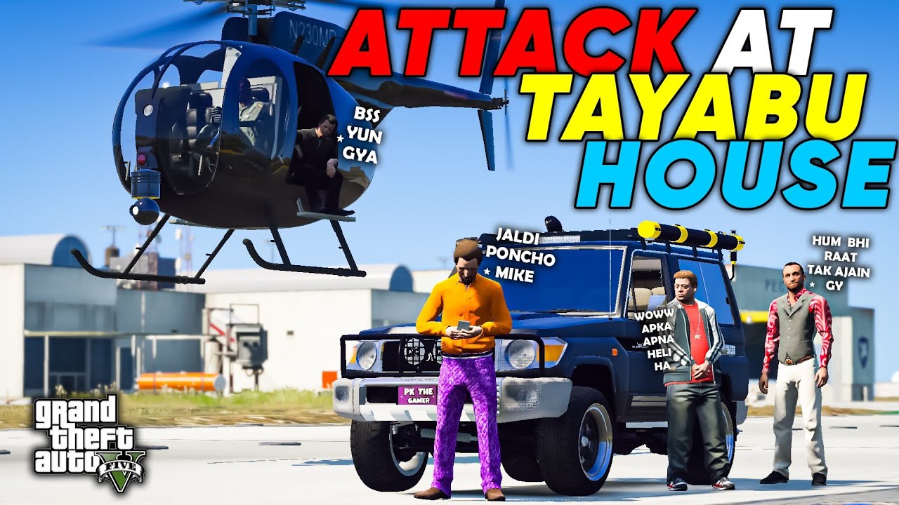 MICHAEL CAME BACK TO LS  IN EMERGENCY | ATTACK AT TAYA ABU | GTA 5 | Real Life Mods #413 | URDU |