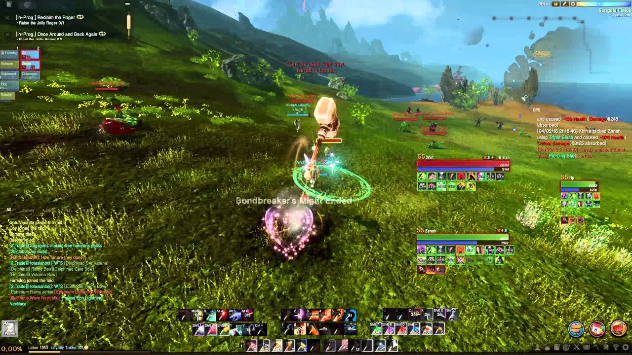 ArcheAge: 2 NaCl Interrupting East Glenn Raid | Kyrios PVP