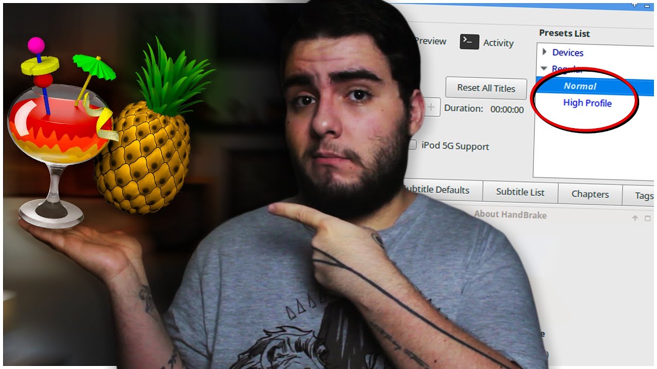 Como DIMINUIR O TAMANHO dos VÍDEOS SEM PERDER QUALIDADE! | HandBrake Tutorial Completo