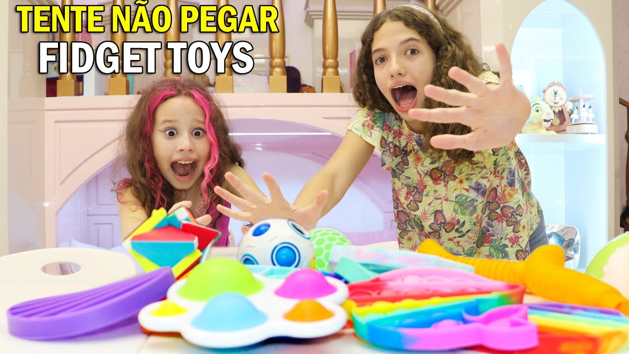 TENTE NÃO PEGAR O FIDGET TOY 🦋Valentina Pontes