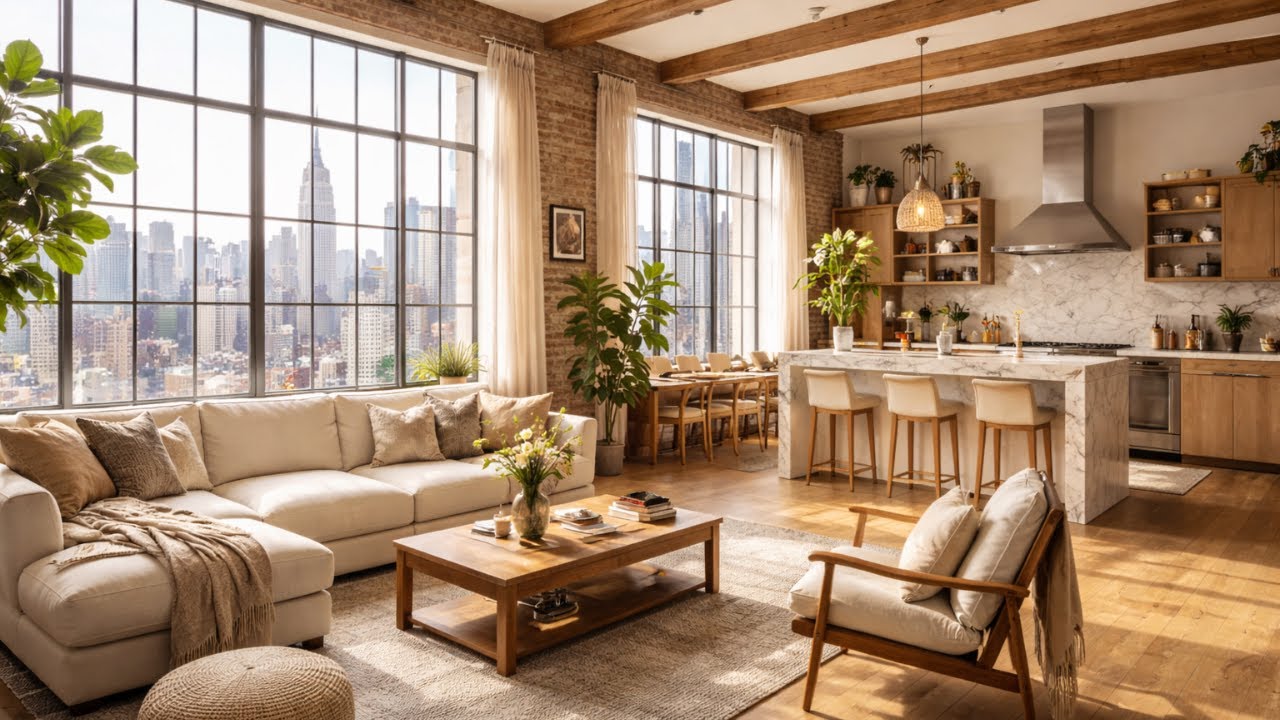 You Are Living in a Manhattan Loft | Cozy Jazz Music for Focus and Relaxation