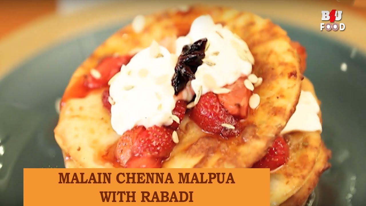 Malain Chenna Malpua With Rabadi | Taste Of Tradition | How To Make Safed Mas Recipe #B4UFood