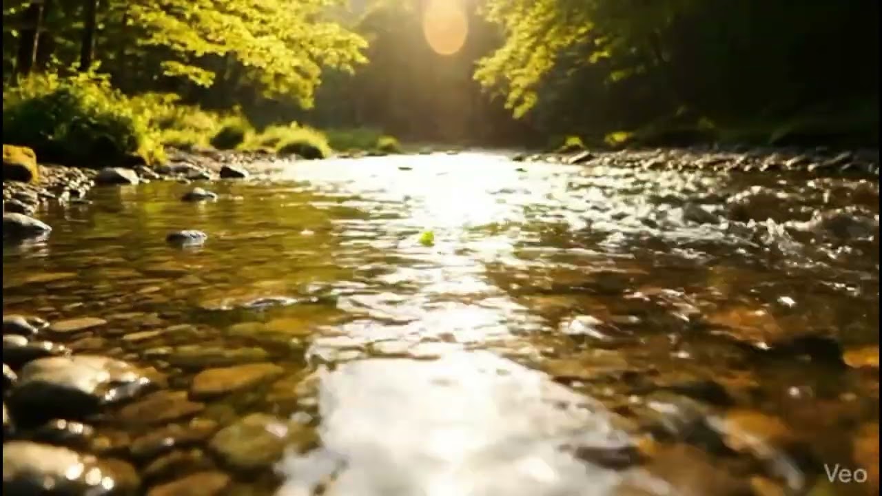 صوت جريان الماء الهادئ للاسترخاء 💧✨ | Relaxing Water Flow