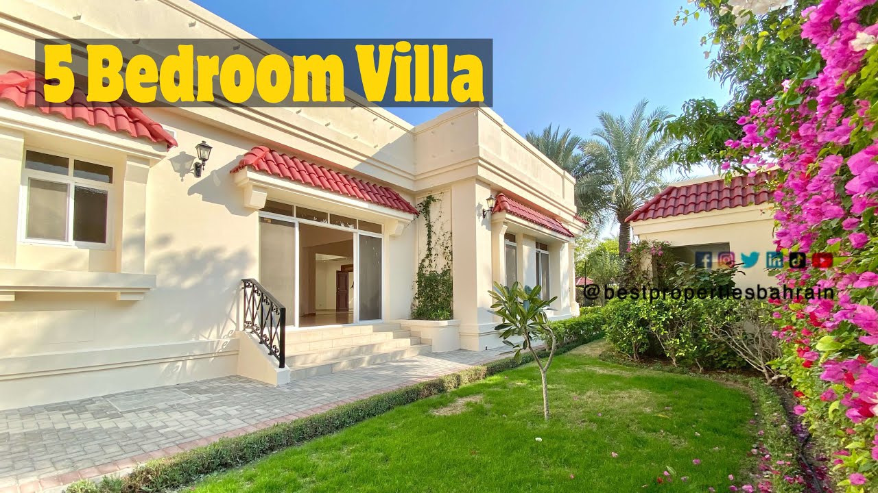 Stunning 5 Bedroom Villa with Private Garden & Facilities - Saar, Bahrain