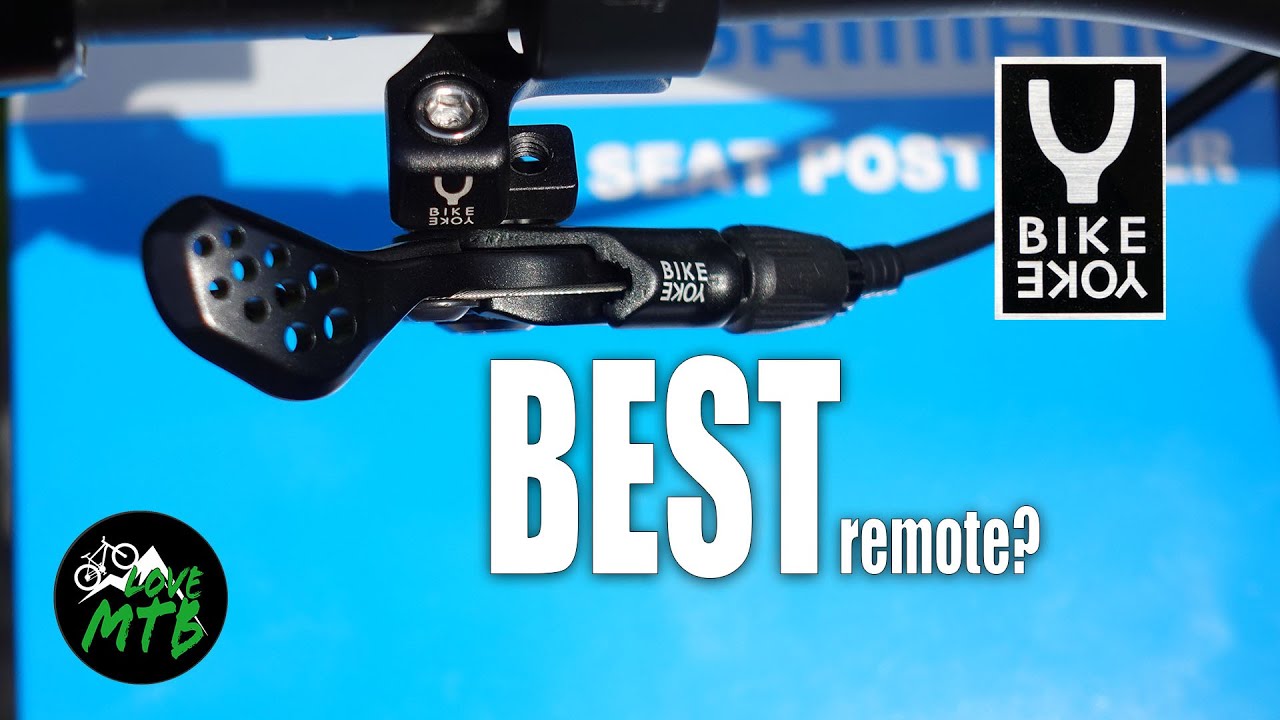 BikeYoke Triggy Alpha Dropper REMOTE Review vs Shimano Seat Post Remote - Dropper Post Lever