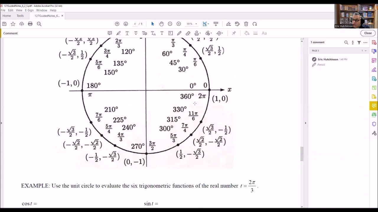Using Function Notation to Evaluate Trigonometric Functions