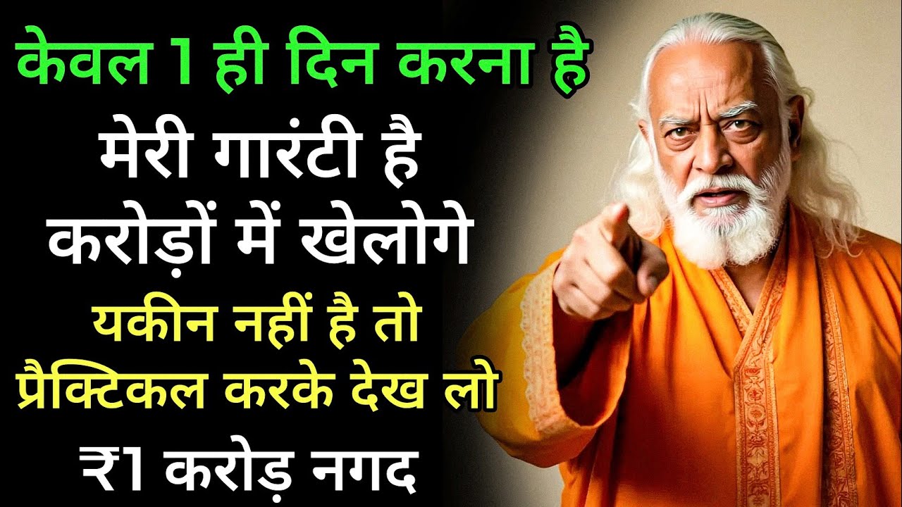 केवल 1 ही दिन करना है मेरी गारंटी है करोड़ों में खेलोगे यकीन नहीं है तो प्रैक्टिकल करके देख लो 