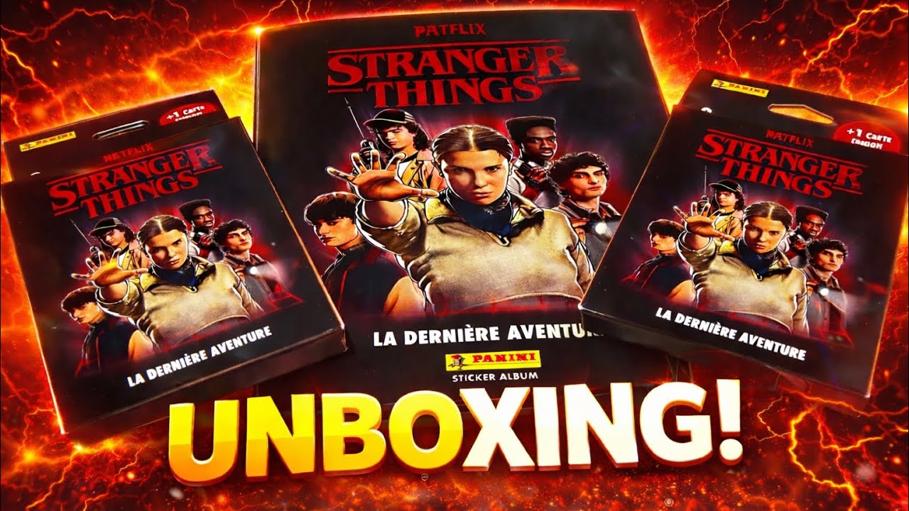 On continue les Stickers Panini STRANGER THINGS