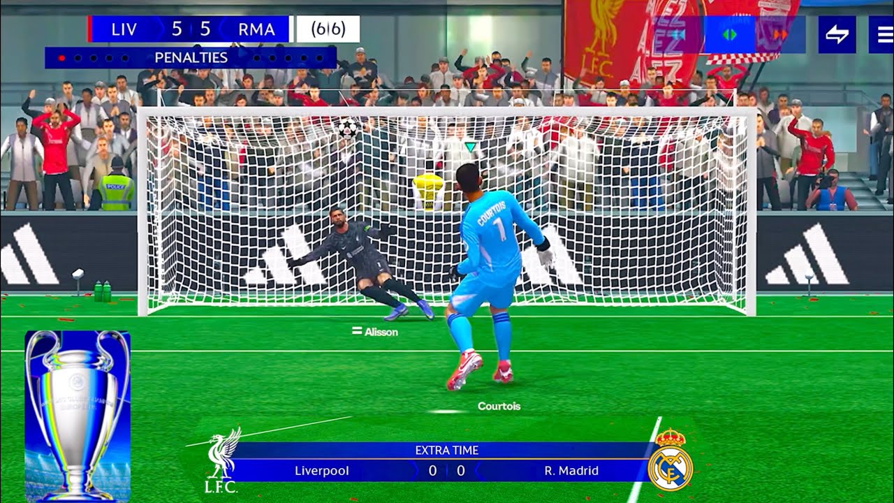 UEFA Champions League Final • Penalty Shootout • Real Madrid CF Vs Liverpool FC | Fc Mobile
