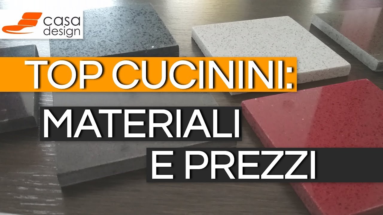 Top Cucinini: materiali e prezzi