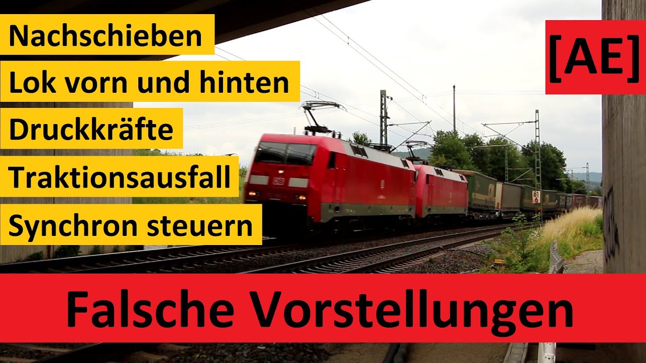 Kräfte im nachgeschobenen Zug - falsche Vorstellungen ausräumen!  | Alex E