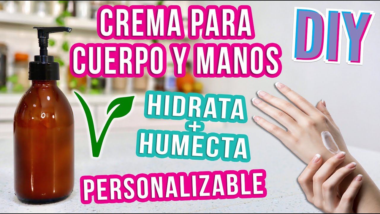 DIY - CREMA HIDRATANTE + HUMECTANTE PARA CUERPO Y MANOS - Mixi