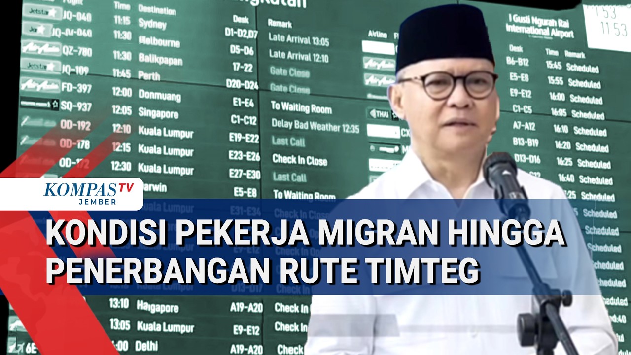 Update Pekerja Migran di Iran, Penerbangan Timteg Terdampak 5.900 Penumpang