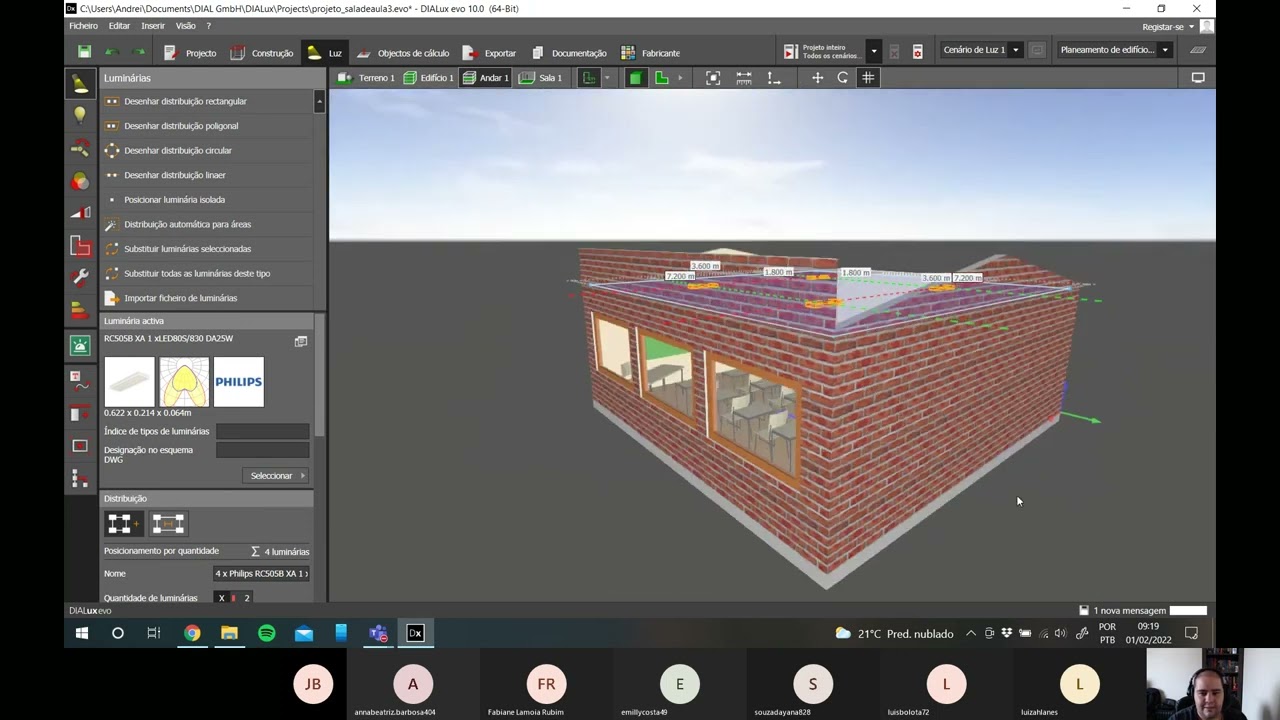 Projetos Elétricos | Aula 23 - Projeto de Iluminação no DIALux evo (Parte 2)