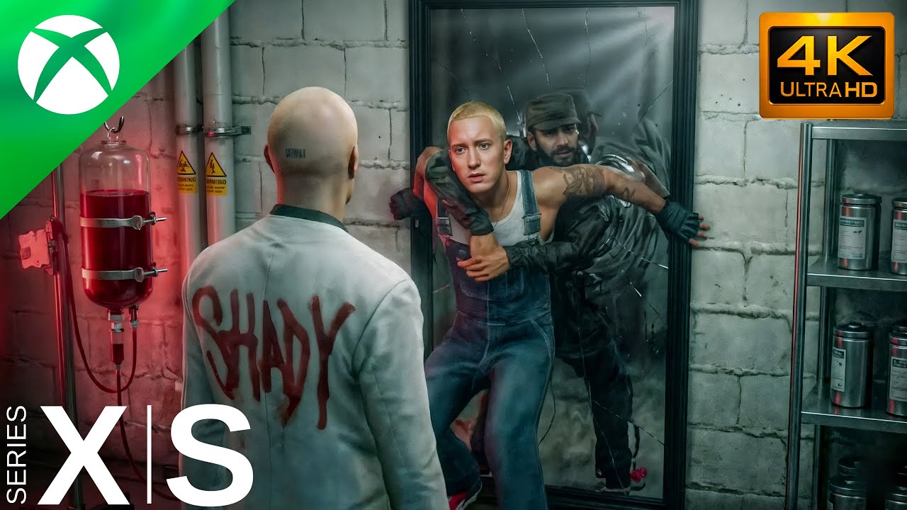 Убей Эминема в Hitman 3 | Реалистичная ультраграфика | Геймплей на Xbox X [4K 60FPS]