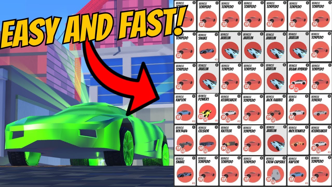 Это САМЫЙ ПРОСТОЙ способ получить все транспортные средства в Roblox Jailbreak Trading! (Весна 2025)