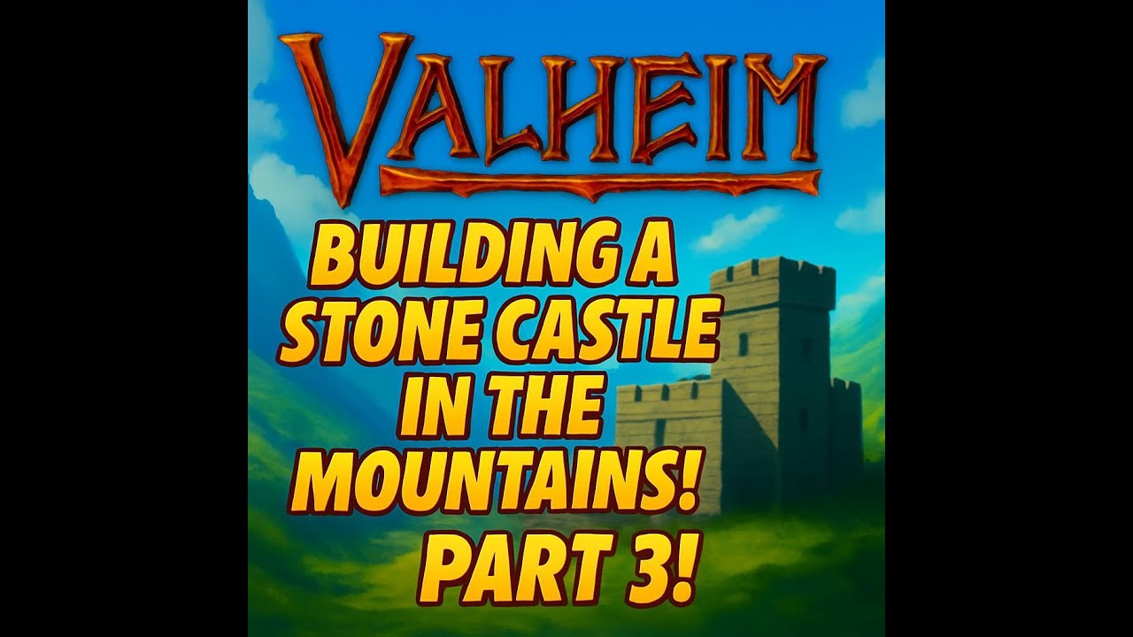 Valheim Castle Build! 5,000 Subs Hit Today! You Nerds Are AWESOME!