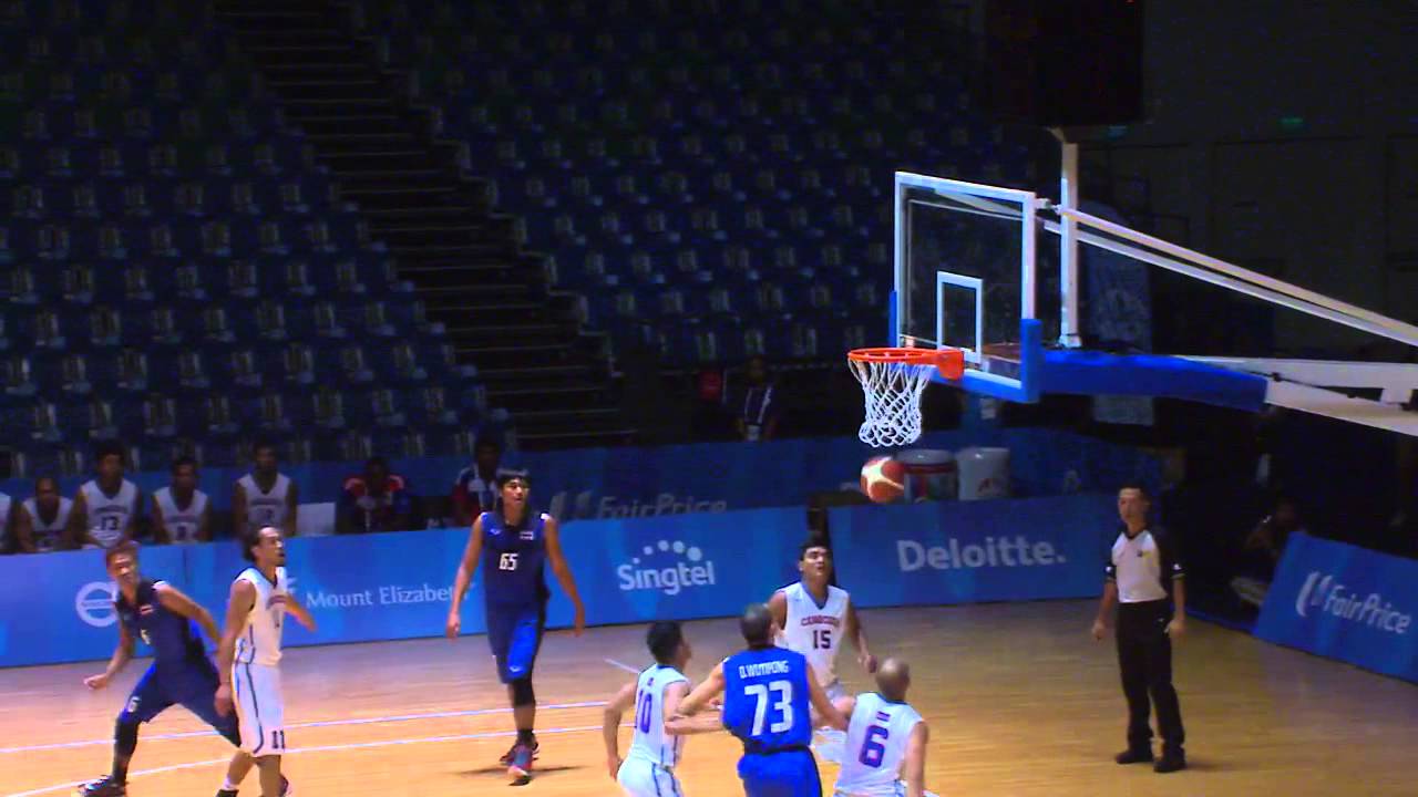 Basketball Mens Cambodia vs Thailand (Day 4) | 28th SEA Games Singapore 2015