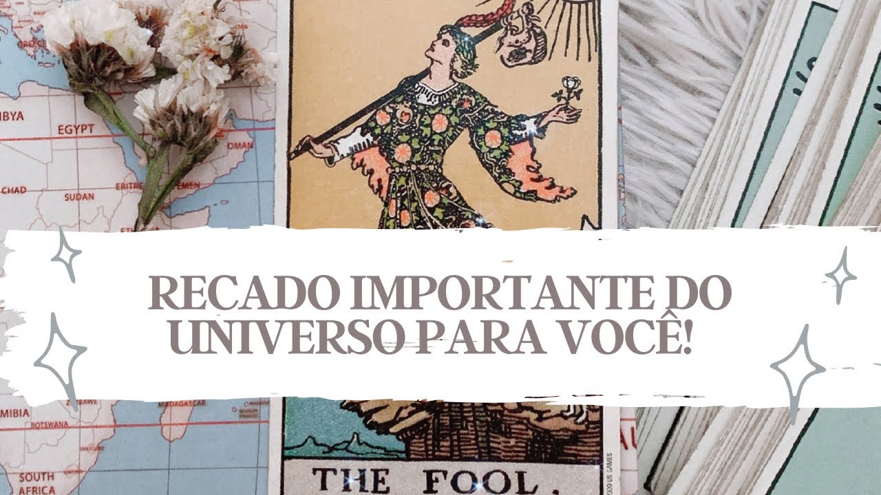 RECADO DO UNIVERSO PARA VOC&Ecirc;! DESCUBRA AGORA - Tarot responde
