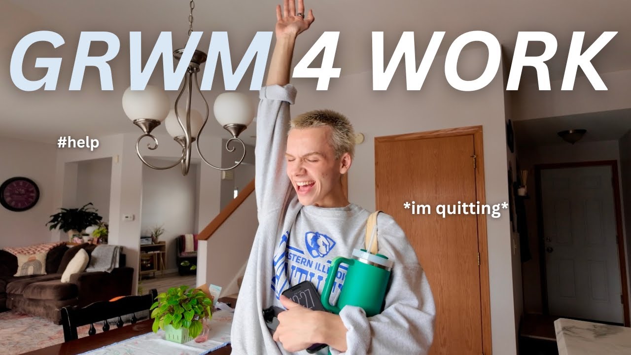 GRWM for work except i'm quitting...