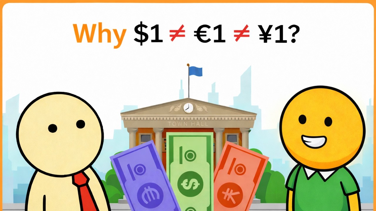 Why different currencies have different values?