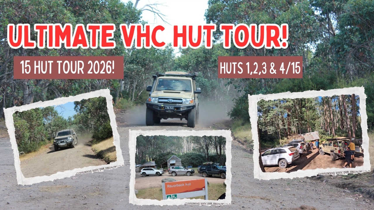 ULTIMATE 15 HUT TOUR IN THE VIC HIGH COUNTRY!! Ep 1! 2026!!