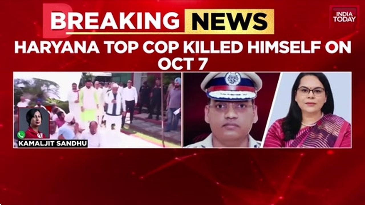 Haryana Top Cop Suicide: DGP To Go On Leave, New Chief To Be Appointed | India Today