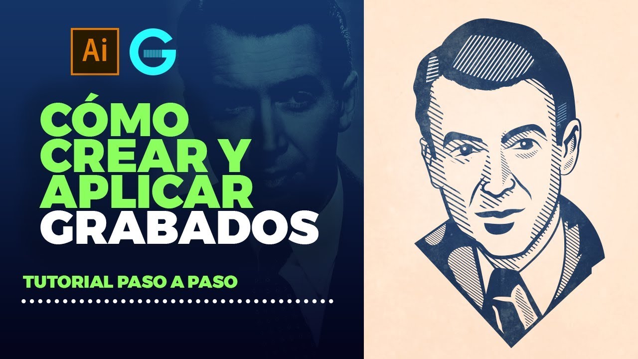 Illustrator Tutorial | Cómo Crear y Aplicar Grabados | How to Create & Apply Engravings