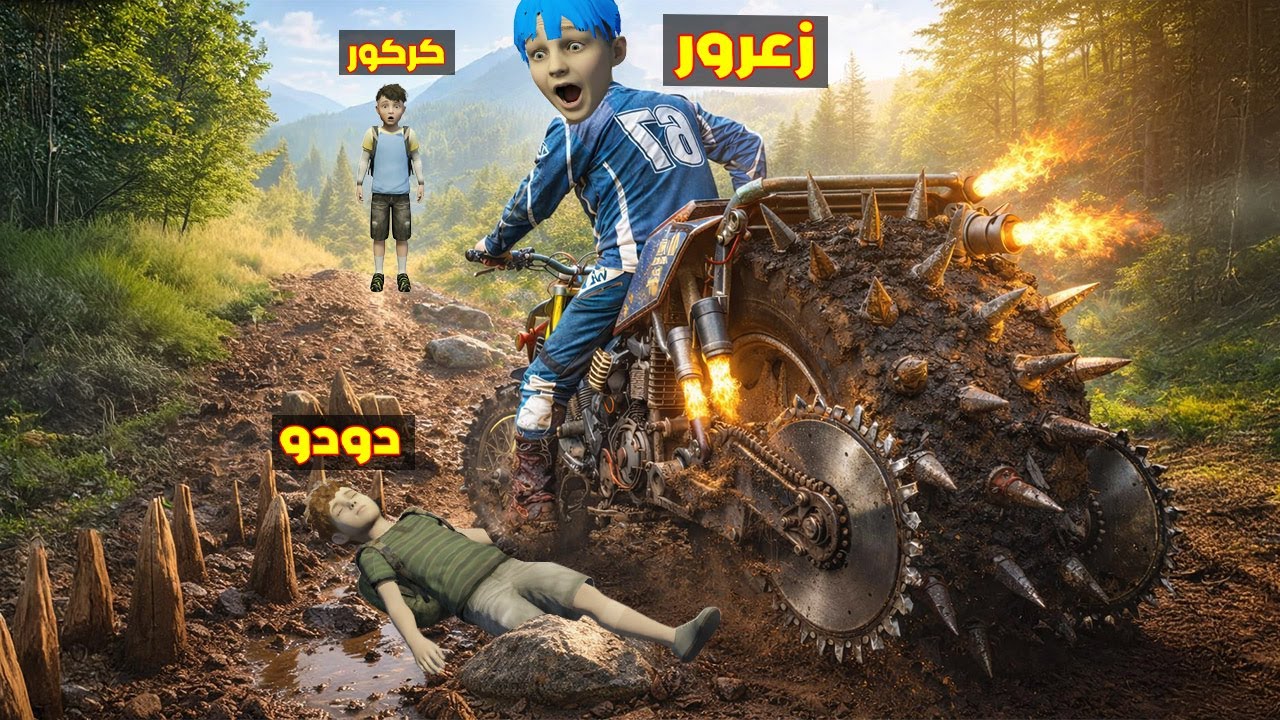 فلم قراند : دراجة زعرور الجديدة السريعة سوف تقفز من اعلى مكان في العالم 🔥😂