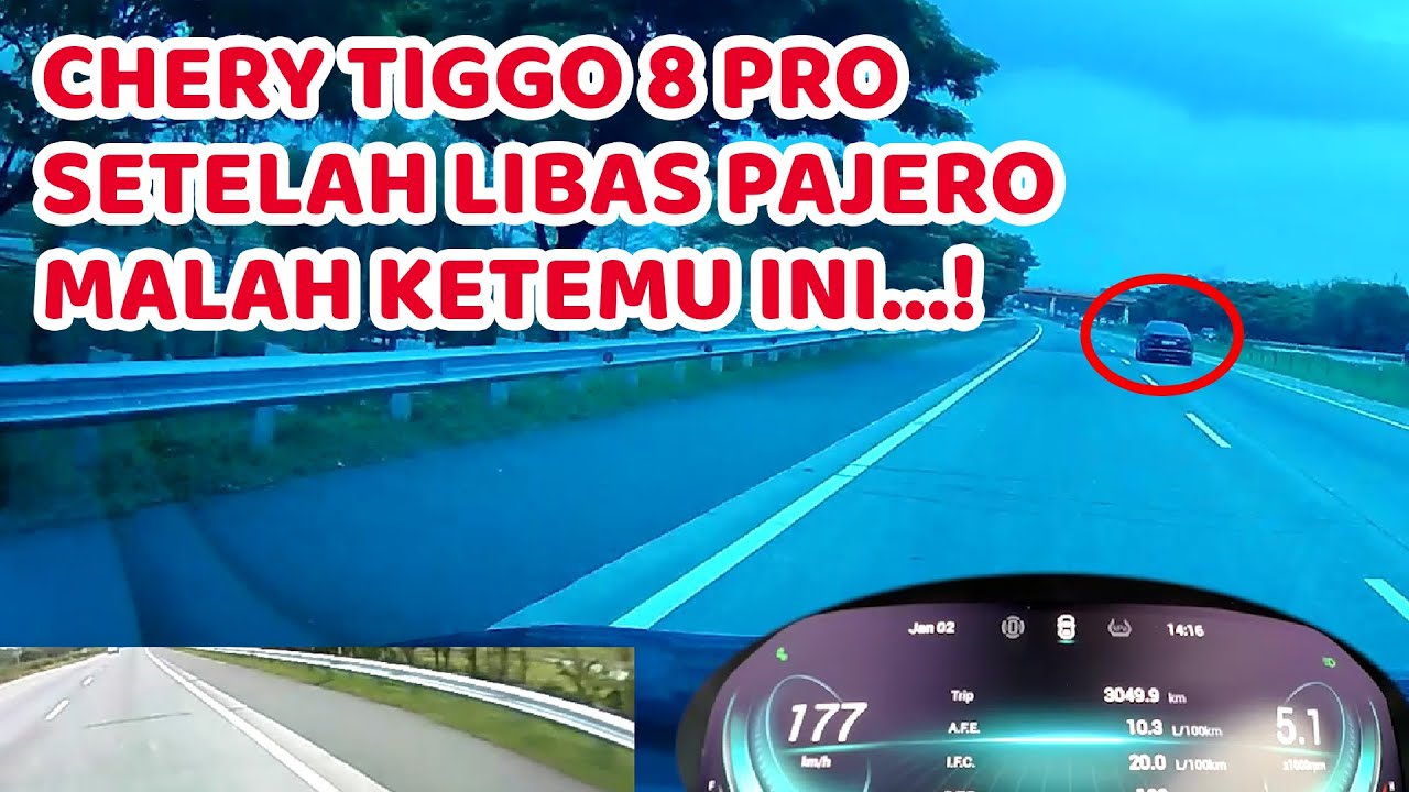 LANJUTAN CHERY TIGGO 8 PRO VS PAJERO NGAKAK...!