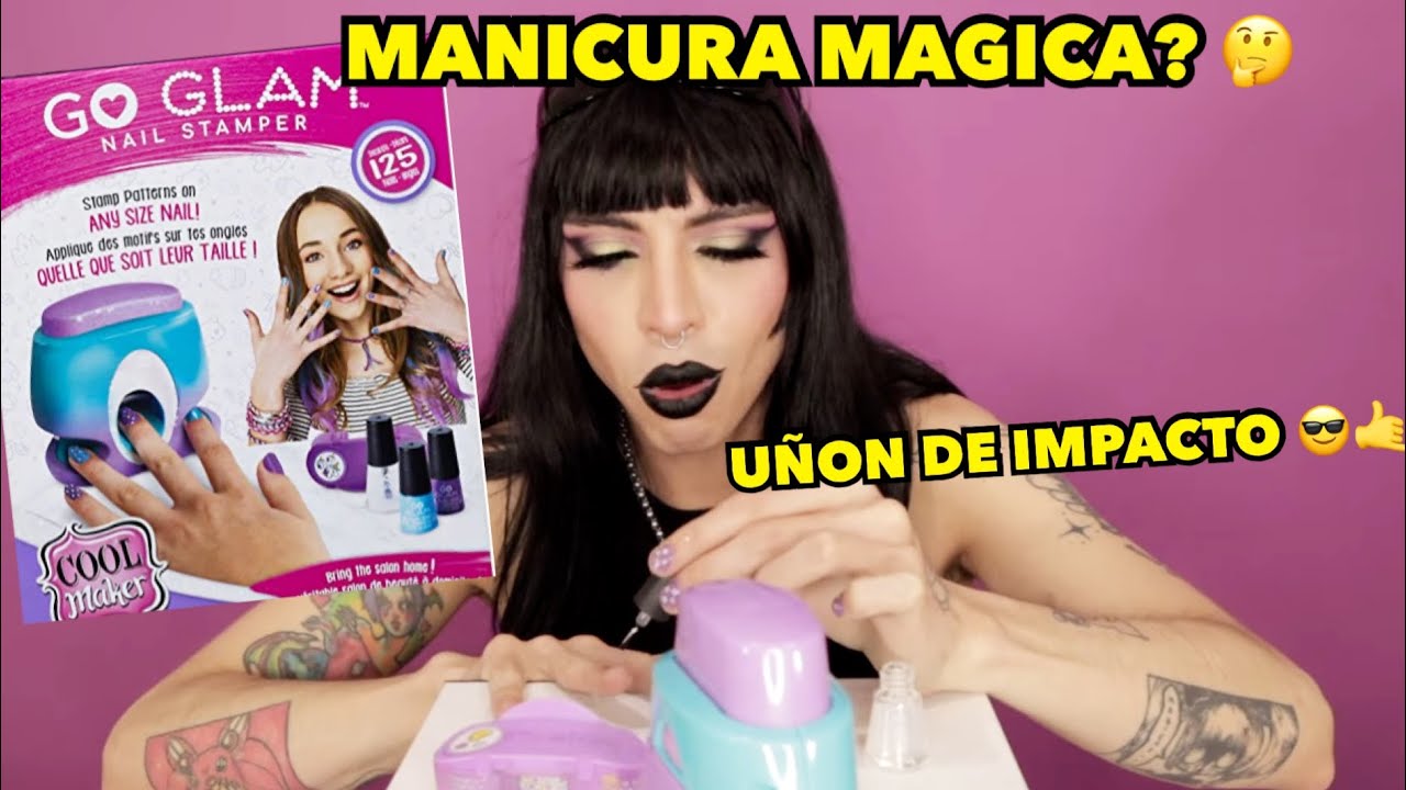 probando una MAQUINA DE MANICURE MAGICO pq me odio =)