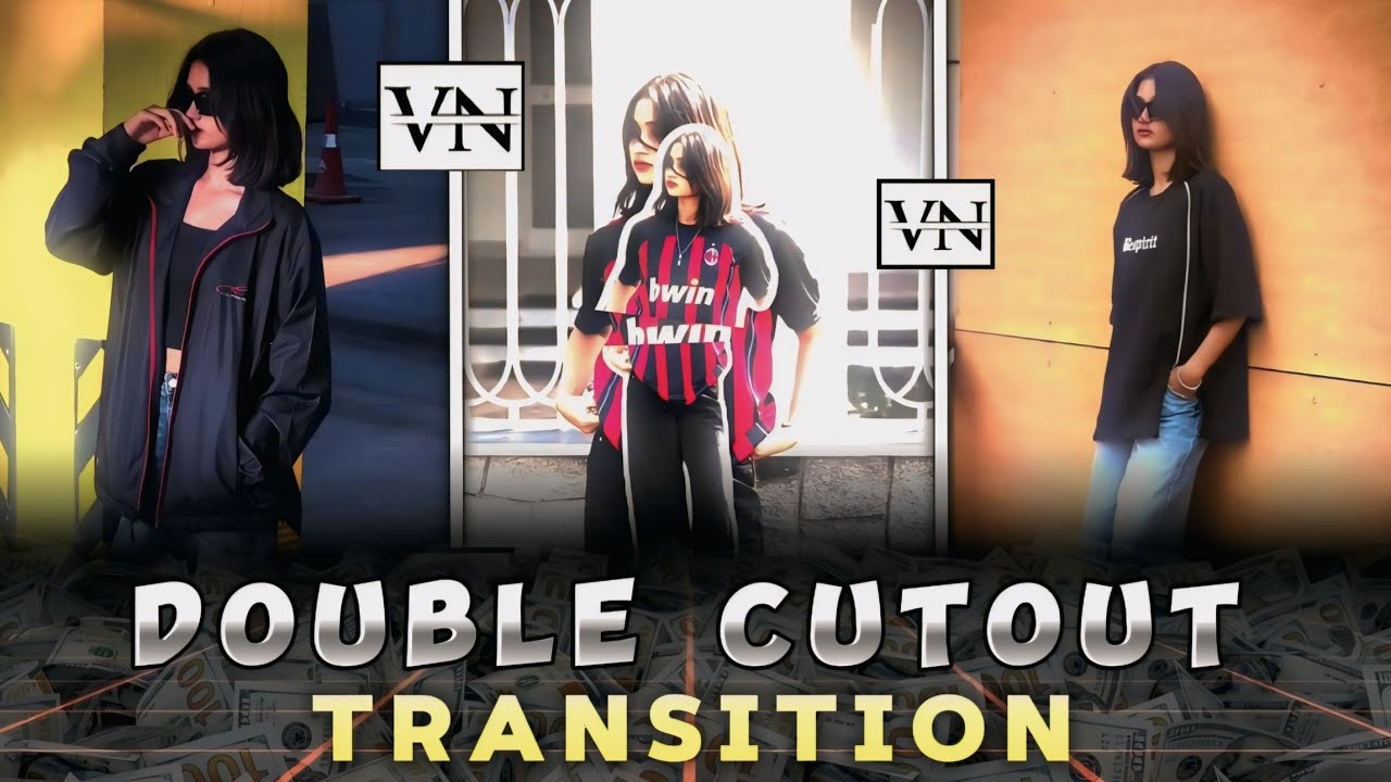 Instagram Trending DOUBLE CUTOUT Transition 🔥 | Instagram Trending Reels Edit In Vn