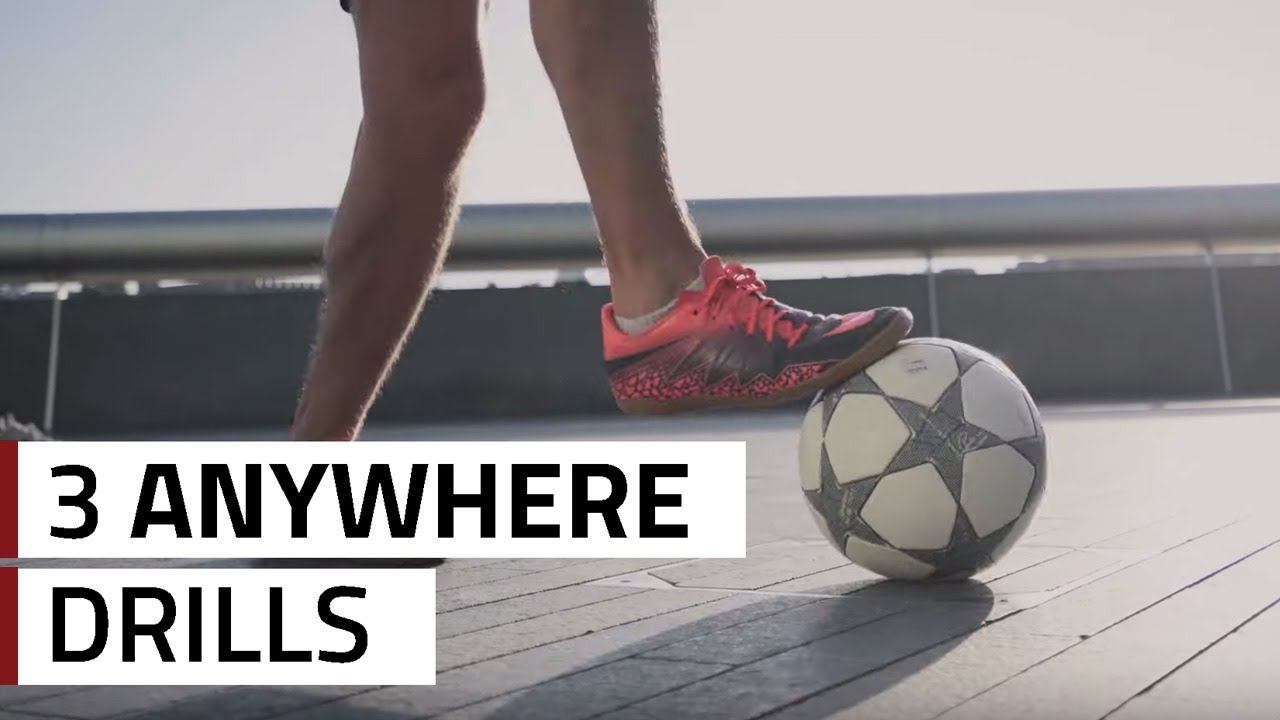 Free soccer drills you can do ANYWHERE