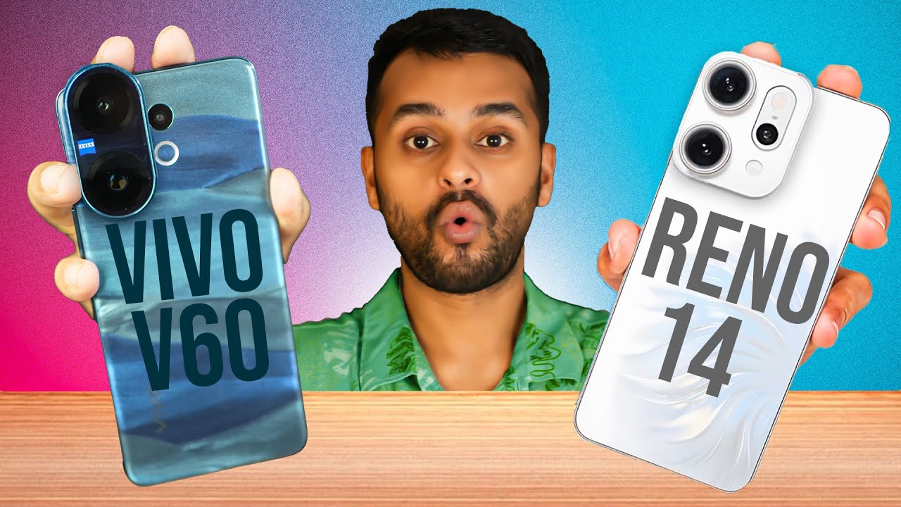 OPPO Reno 14 vs Vivo V60 Full Comparison | Which one should you buy? |Best Smartphone under 35000?